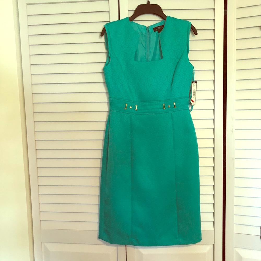 Tahari Sleeveless Work Dress, Sz 4, NWT